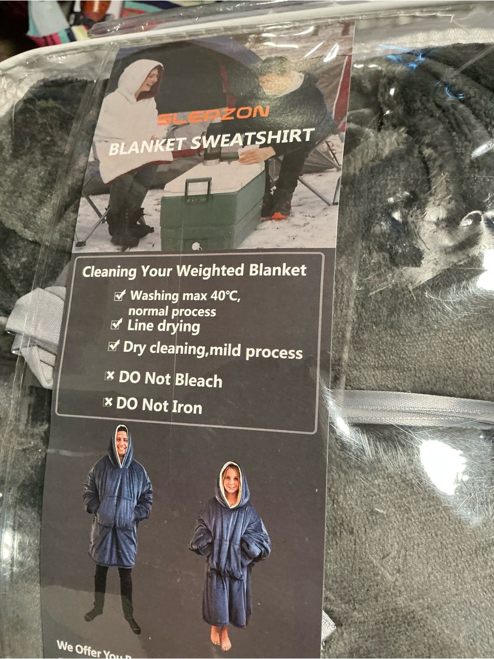 Gray Blanket Sweatshirt for anyone